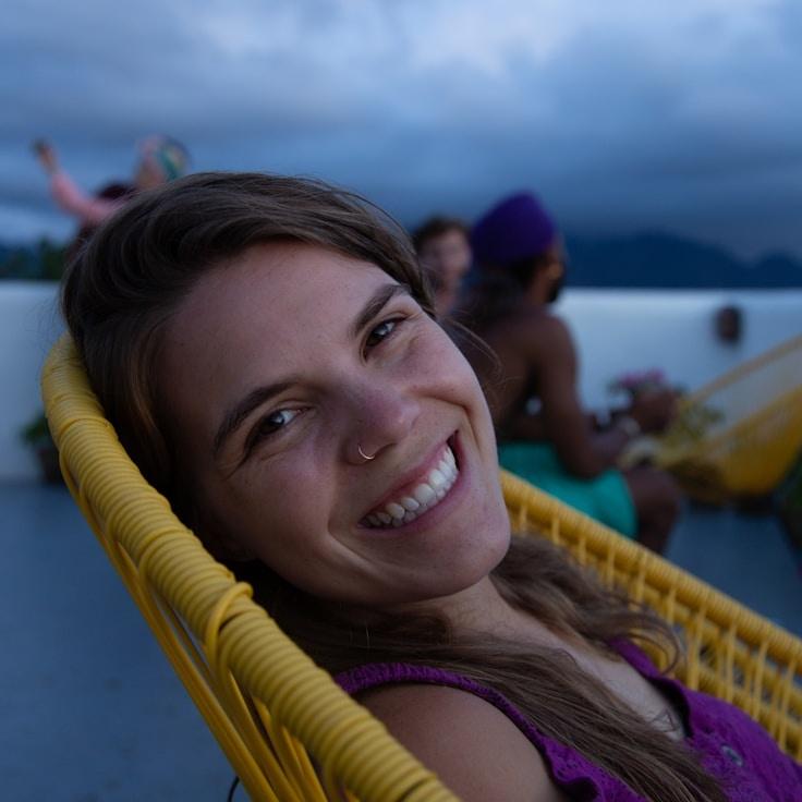 Portrait of Mina Santos, group coordinator and fusion cooking expert